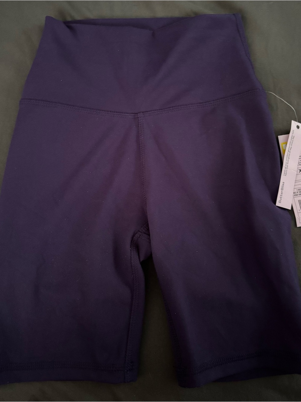 wild fable Girls High-Waist Bike Shorts - Deep Purple